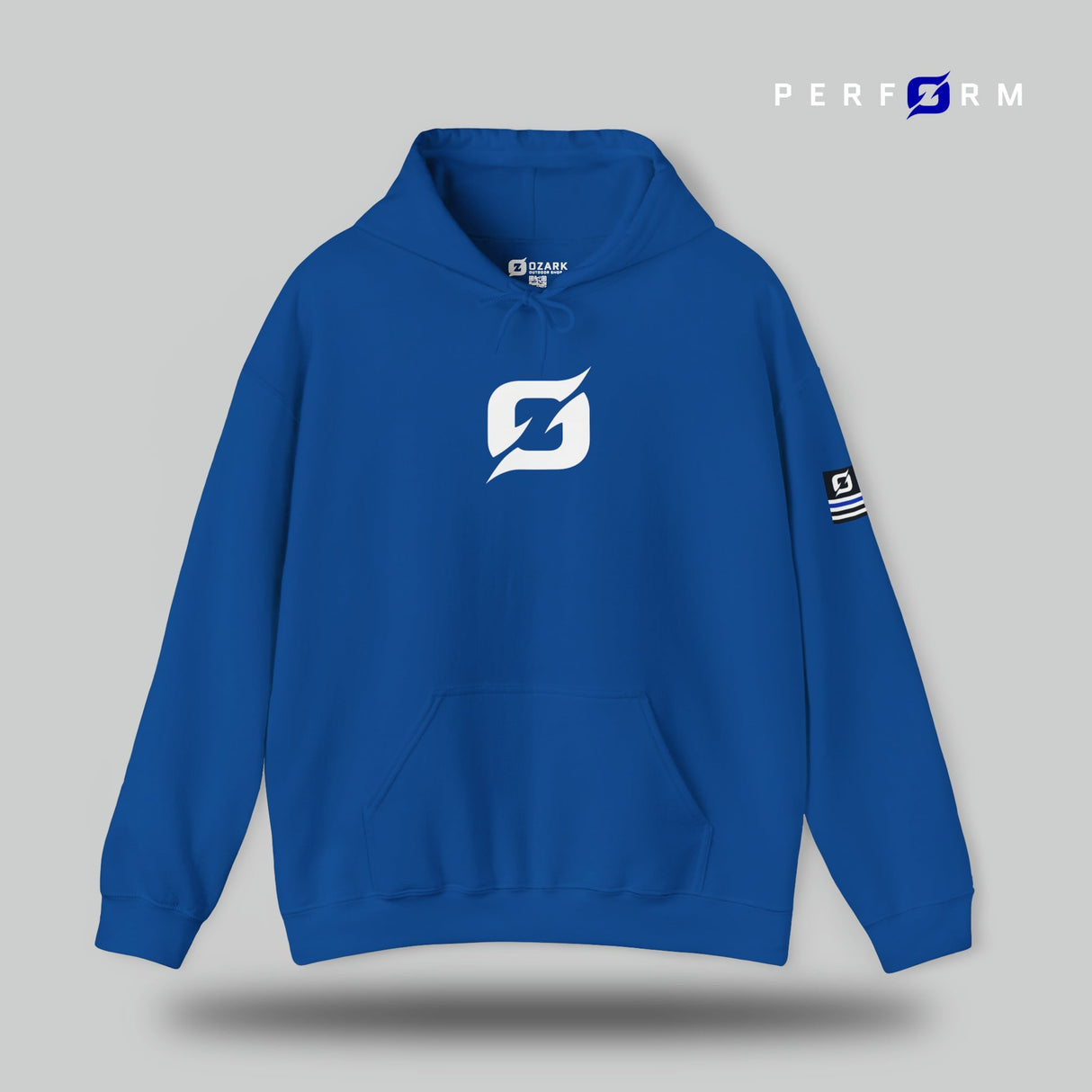 Perform Hooded Sweatshirt (Back the Blue) - Origin Co.