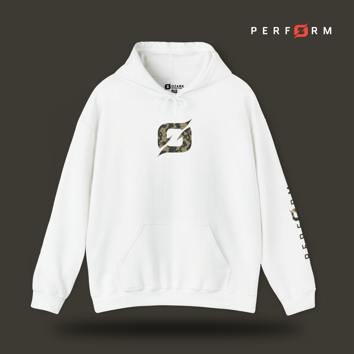 Perform Hooded Sweatshirt (Ghost) - Origin Co.