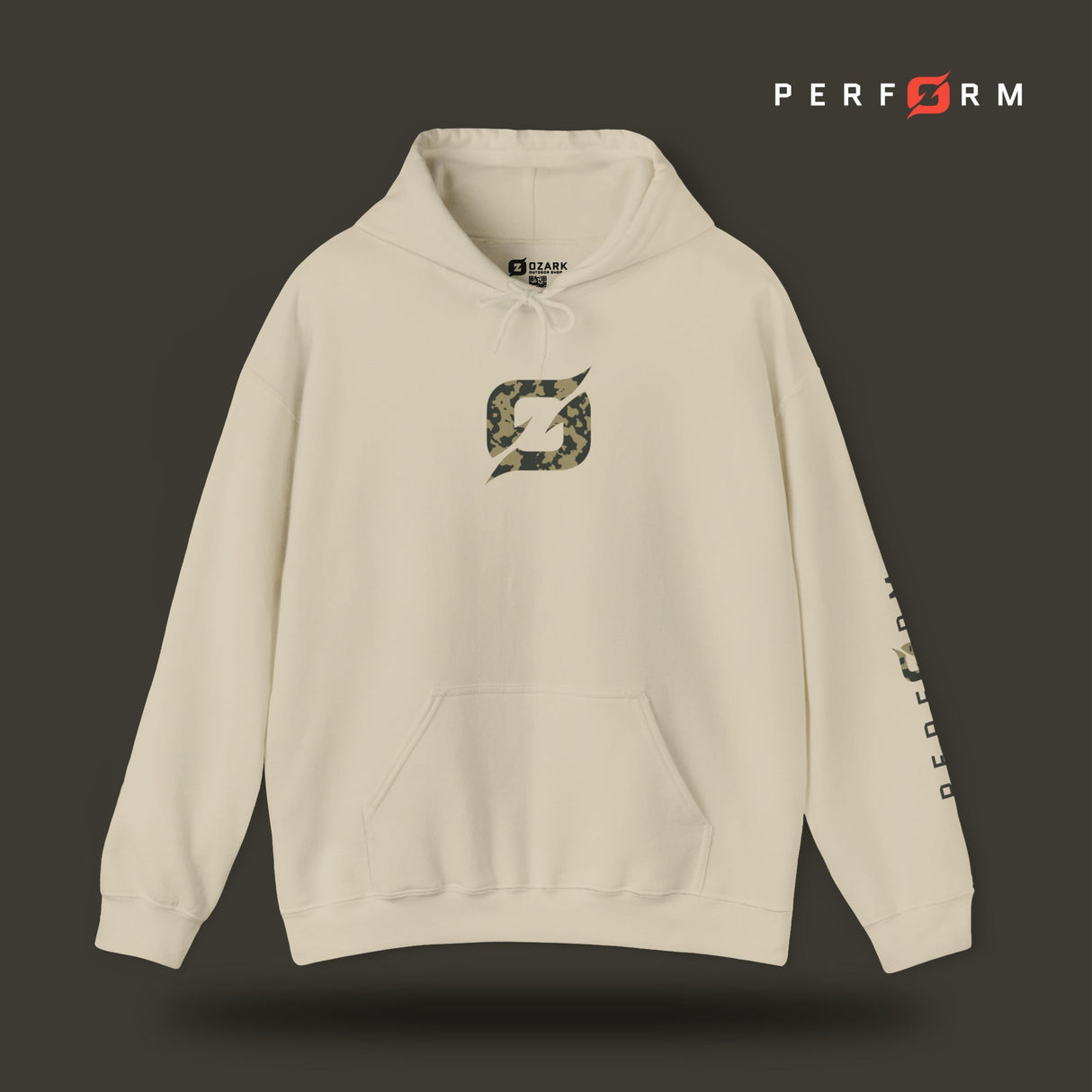 Perform Hooded Sweatshirt (Ghost) - Origin Co.