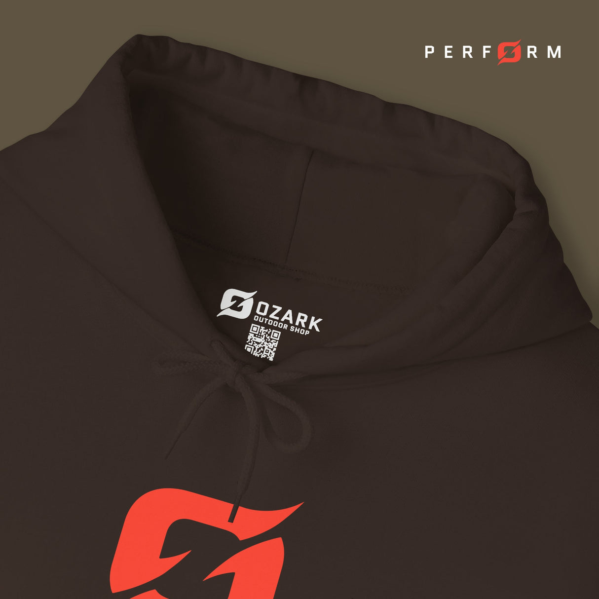 Perform Hooded Sweatshirt (Orange) - Origin Co.