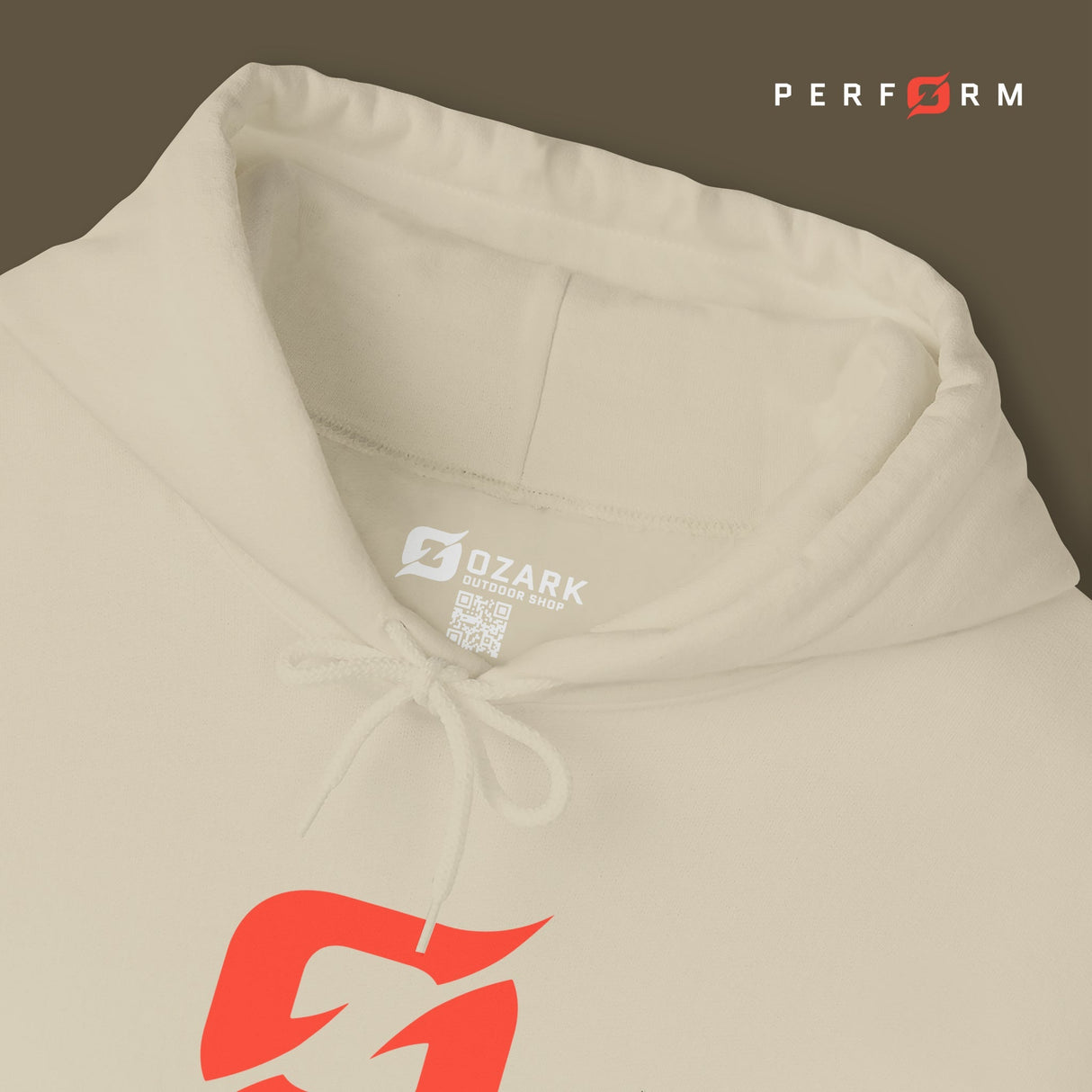 Perform Hooded Sweatshirt (Orange) - Origin Co.