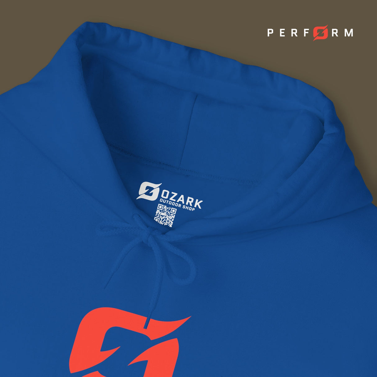 Perform Hooded Sweatshirt (Orange) - Origin Co.