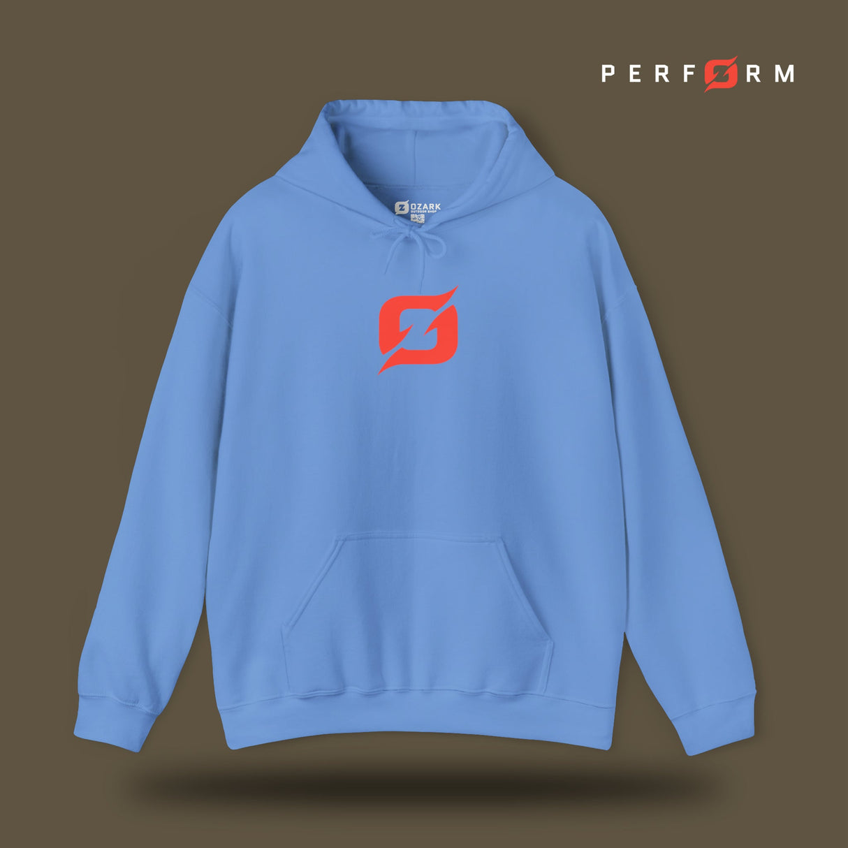 Perform Hooded Sweatshirt (Orange) - Origin Co.