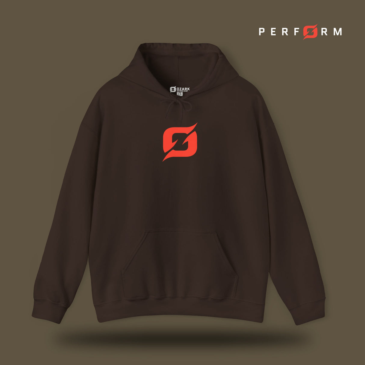 Perform Hooded Sweatshirt (Orange) - Origin Co.