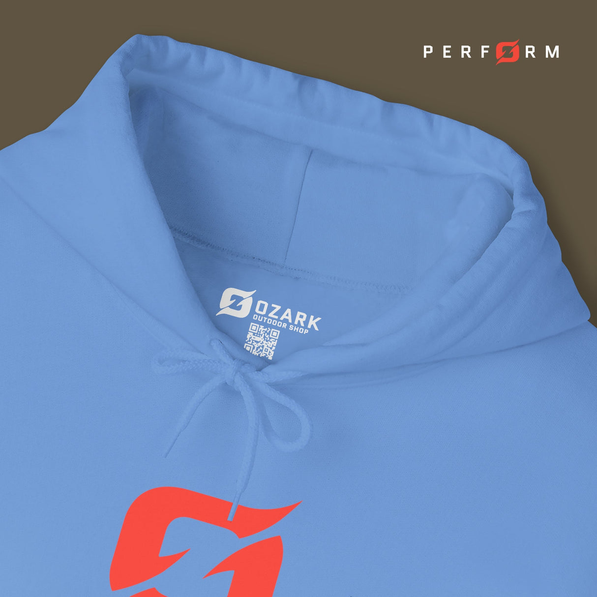 Perform Hooded Sweatshirt (Orange) - Origin Co.