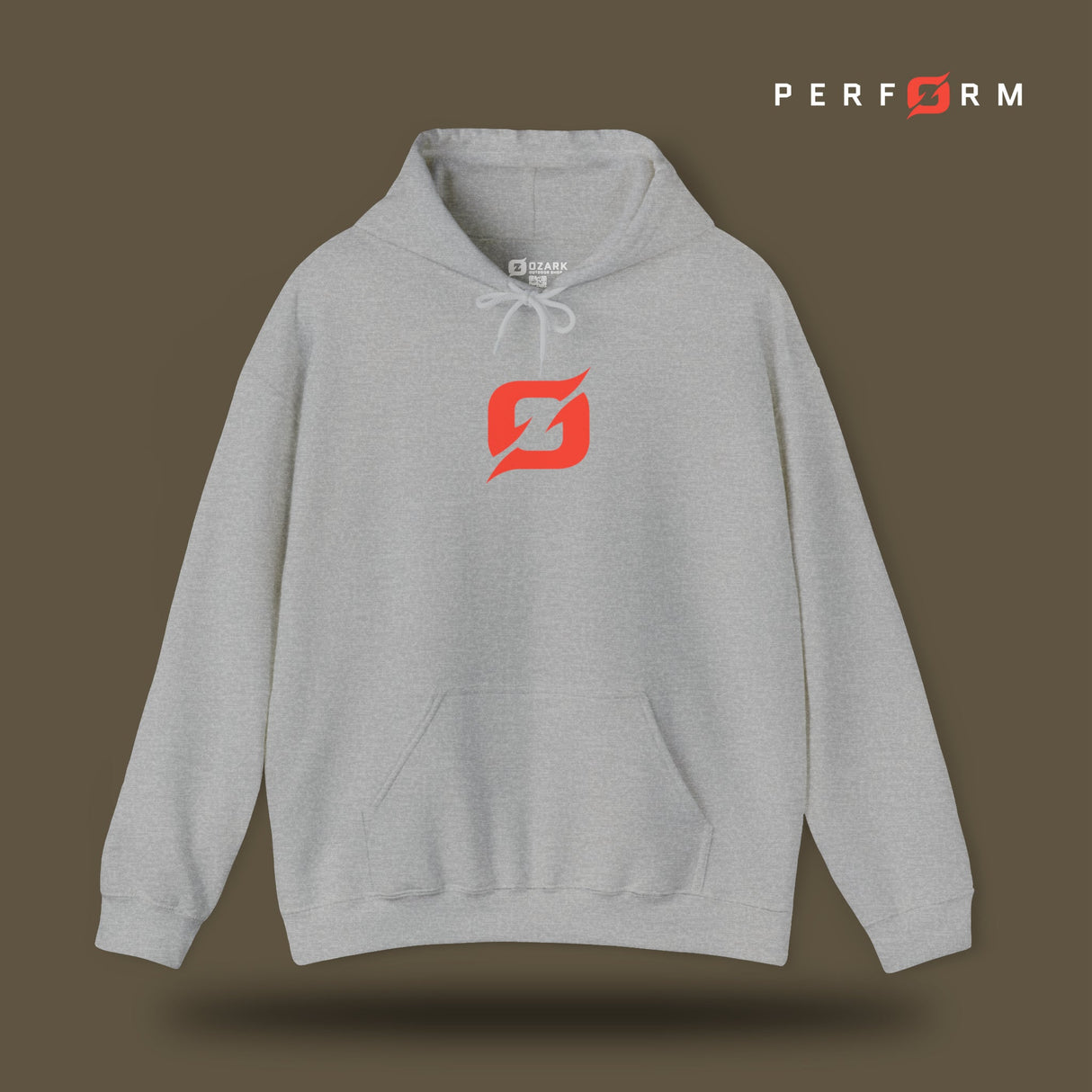 Perform Hooded Sweatshirt (Orange) - Origin Co.