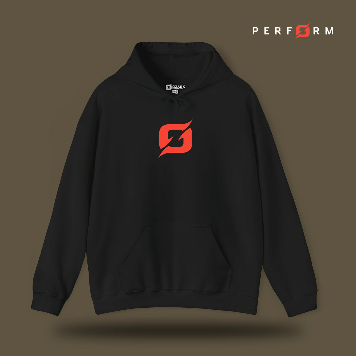 Perform Hooded Sweatshirt (Orange) - Origin Co.