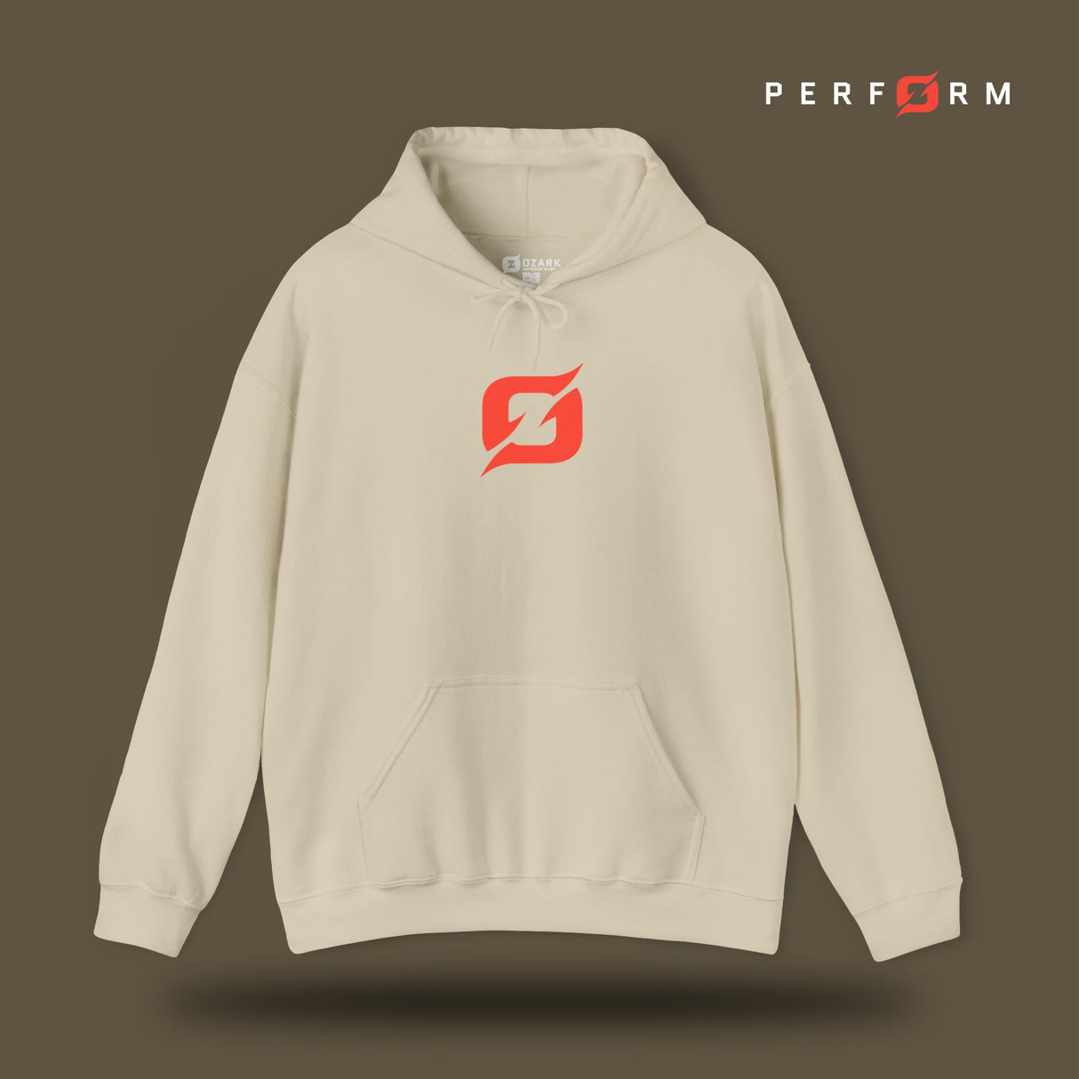 Perform Hooded Sweatshirt (Orange) - Origin Co.
