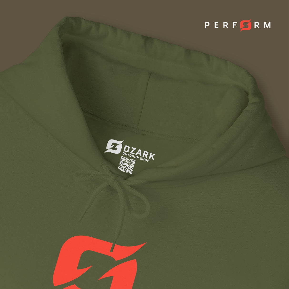 Perform Hooded Sweatshirt (Orange) - Origin Co.