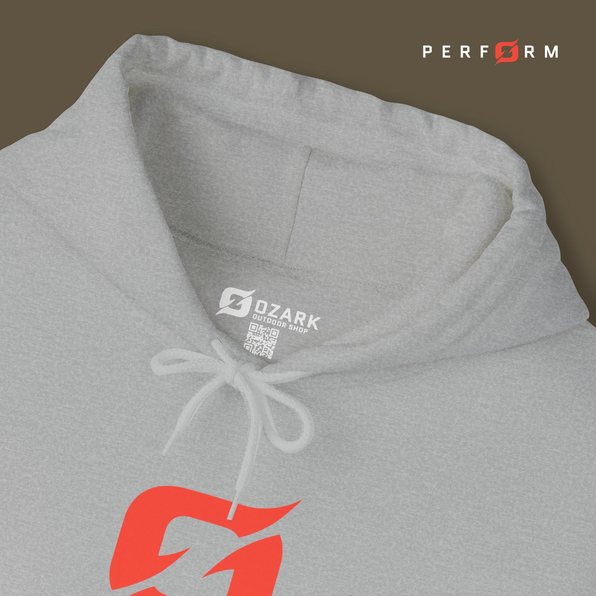 Perform Hooded Sweatshirt (Orange) - Origin Co.