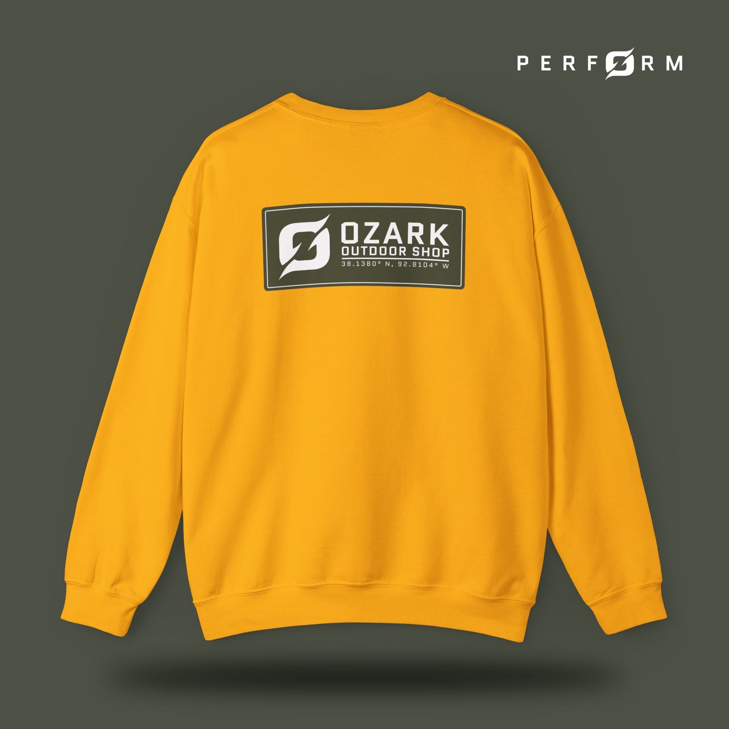 Perform Sweatshirt (Army) - Ozark Outdoor Apparel Co.