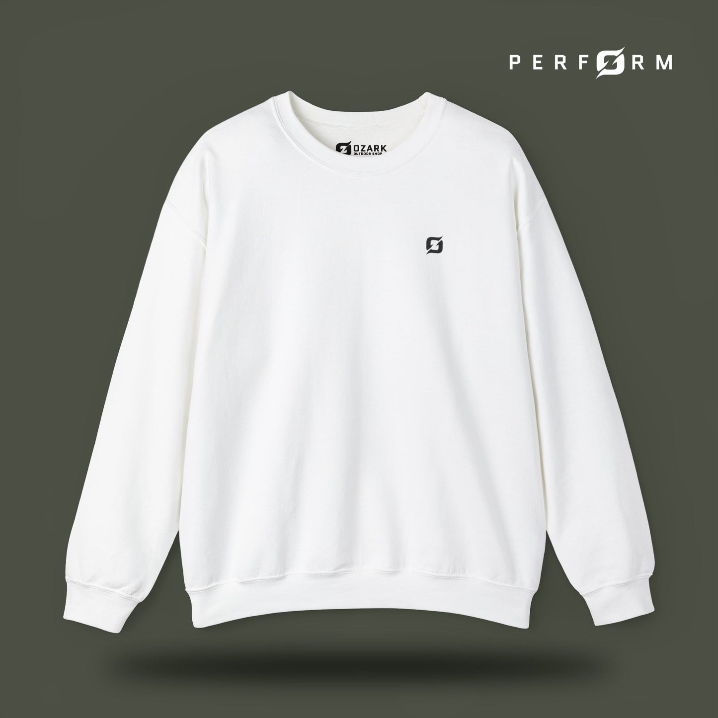 Perform Sweatshirt (Army) - Ozark Outdoor Apparel Co.