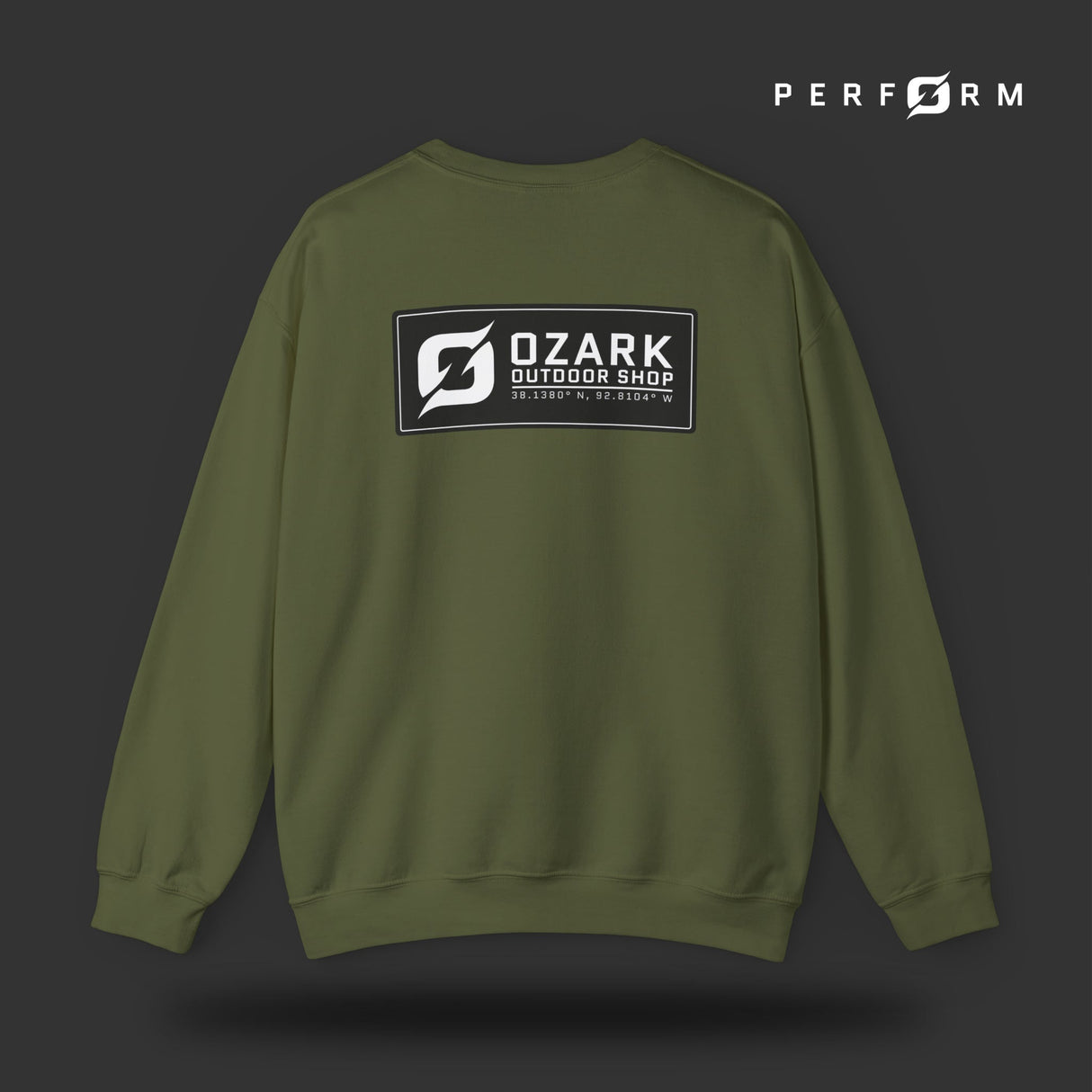 Perform Sweatshirt (Black) - Origin Co.