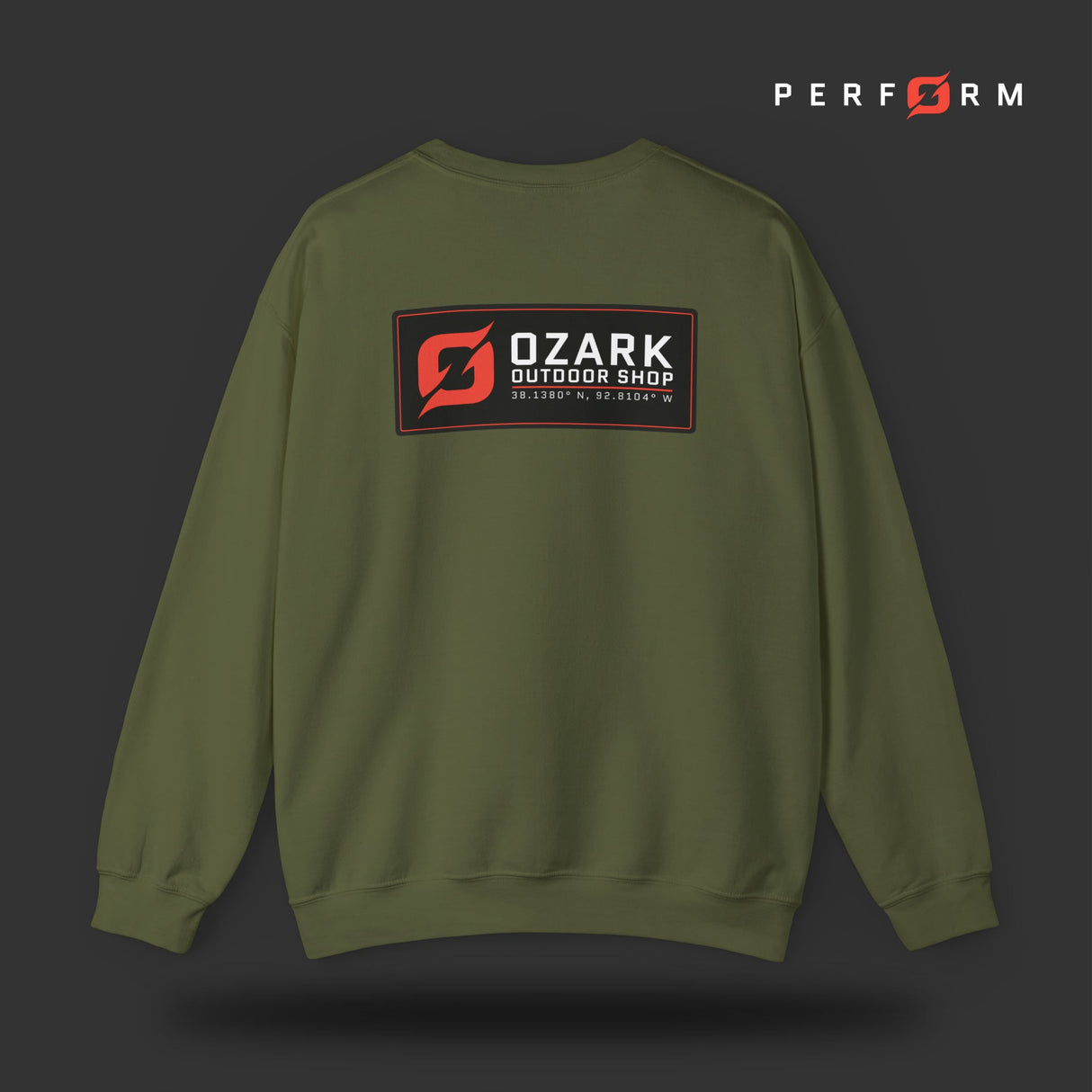 Perform Sweatshirt (Black) - Origin Co.