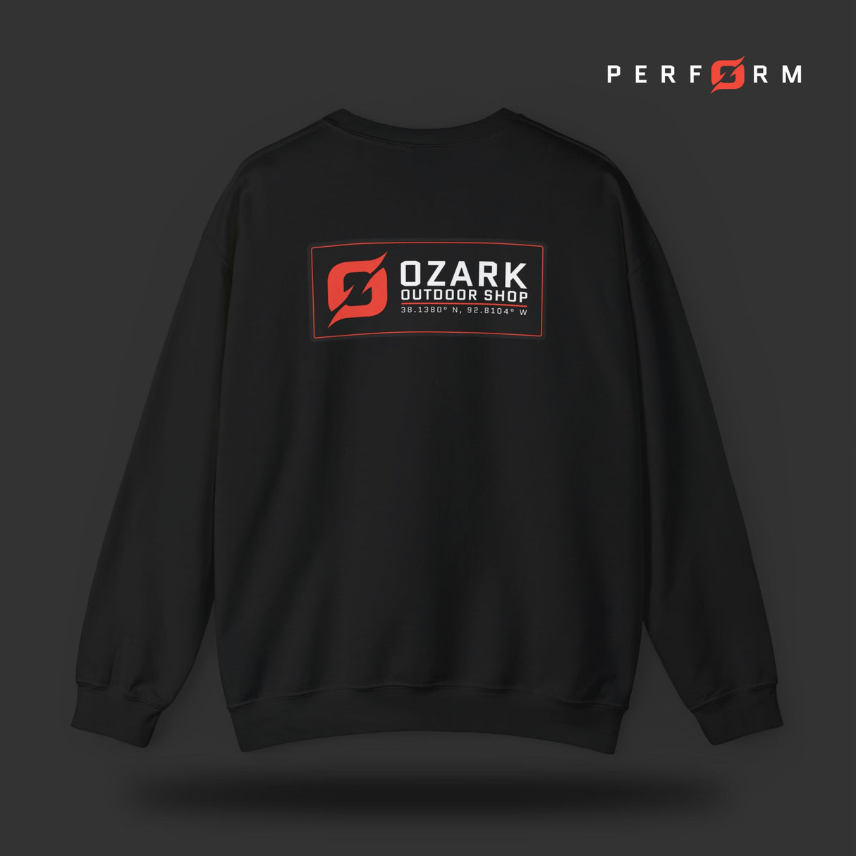 Perform Sweatshirt (Black) - Origin Co.