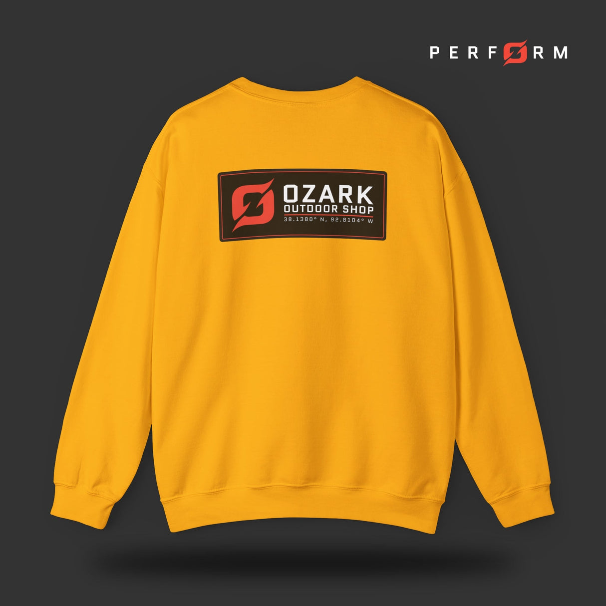 Perform Sweatshirt (Black) - Origin Co.