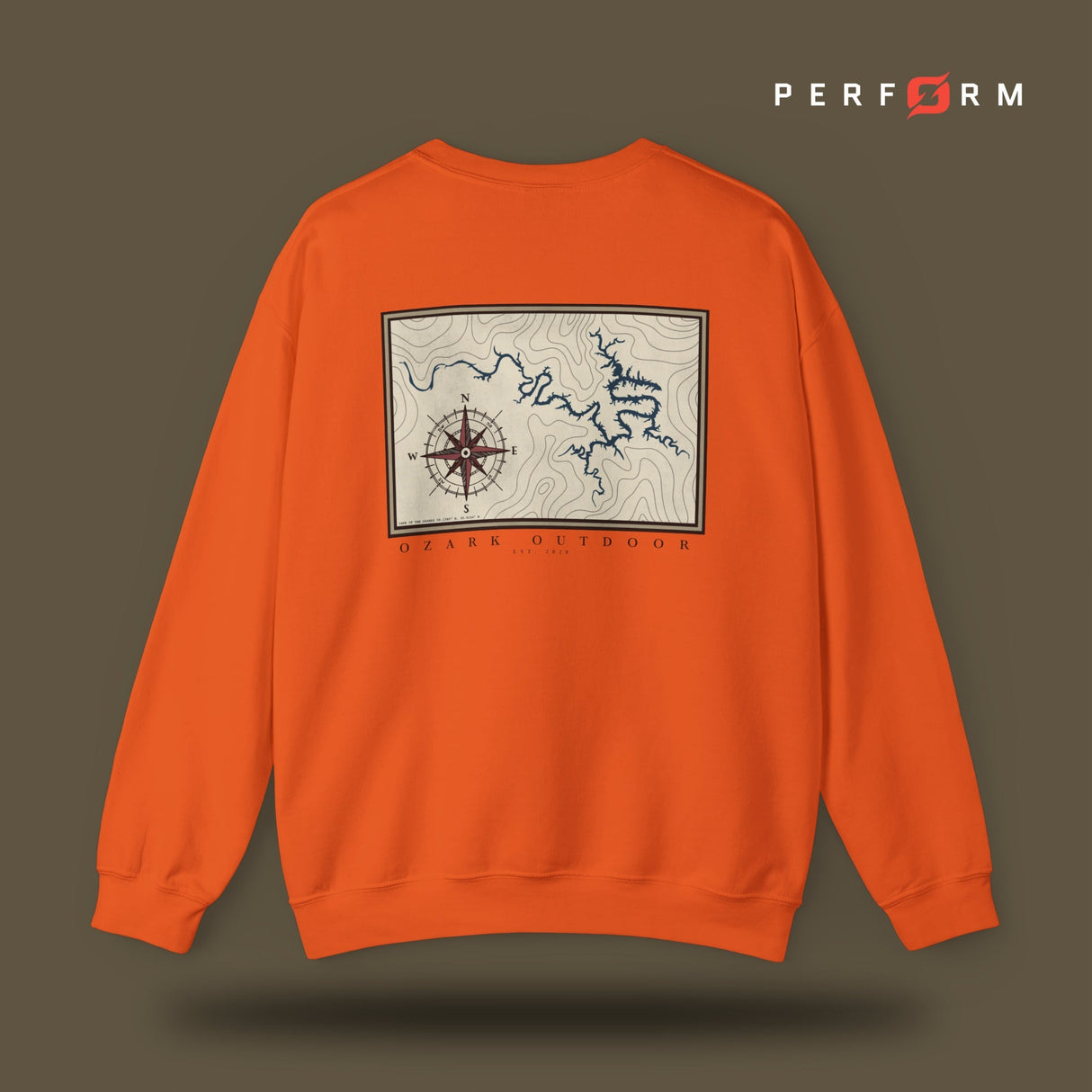 Perform Sweatshirt (Map) - Origin Co.