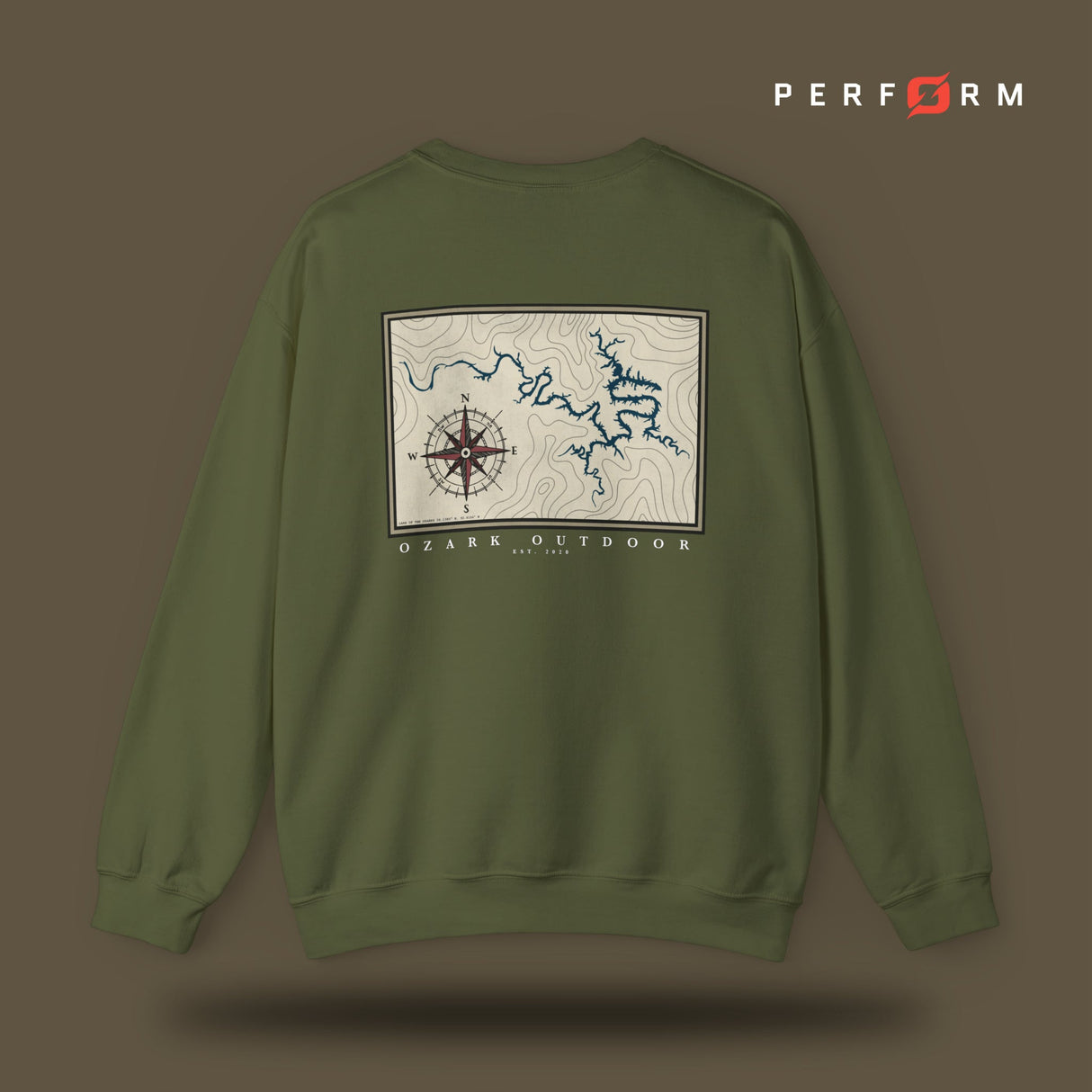 Perform Sweatshirt (Map) - Origin Co.