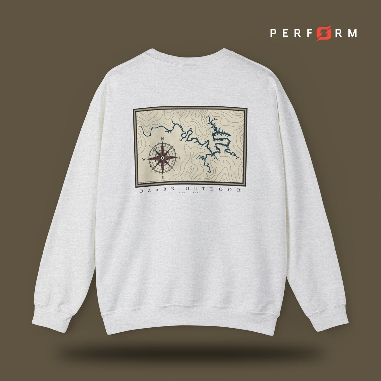 Perform Sweatshirt (Map) - Origin Co.