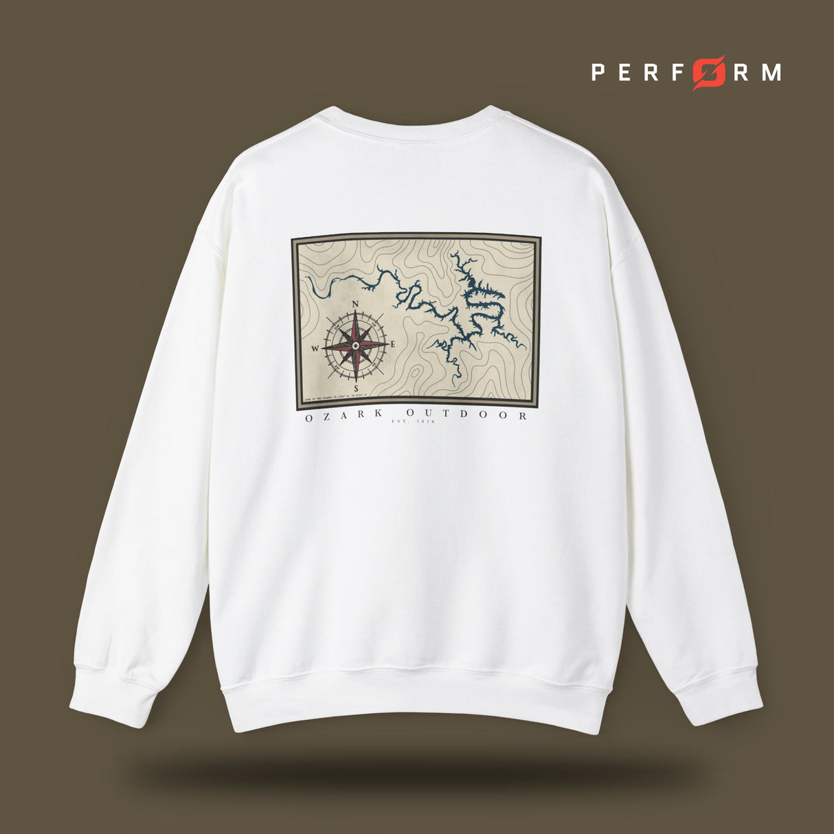 Perform Sweatshirt (Map) - Origin Co.