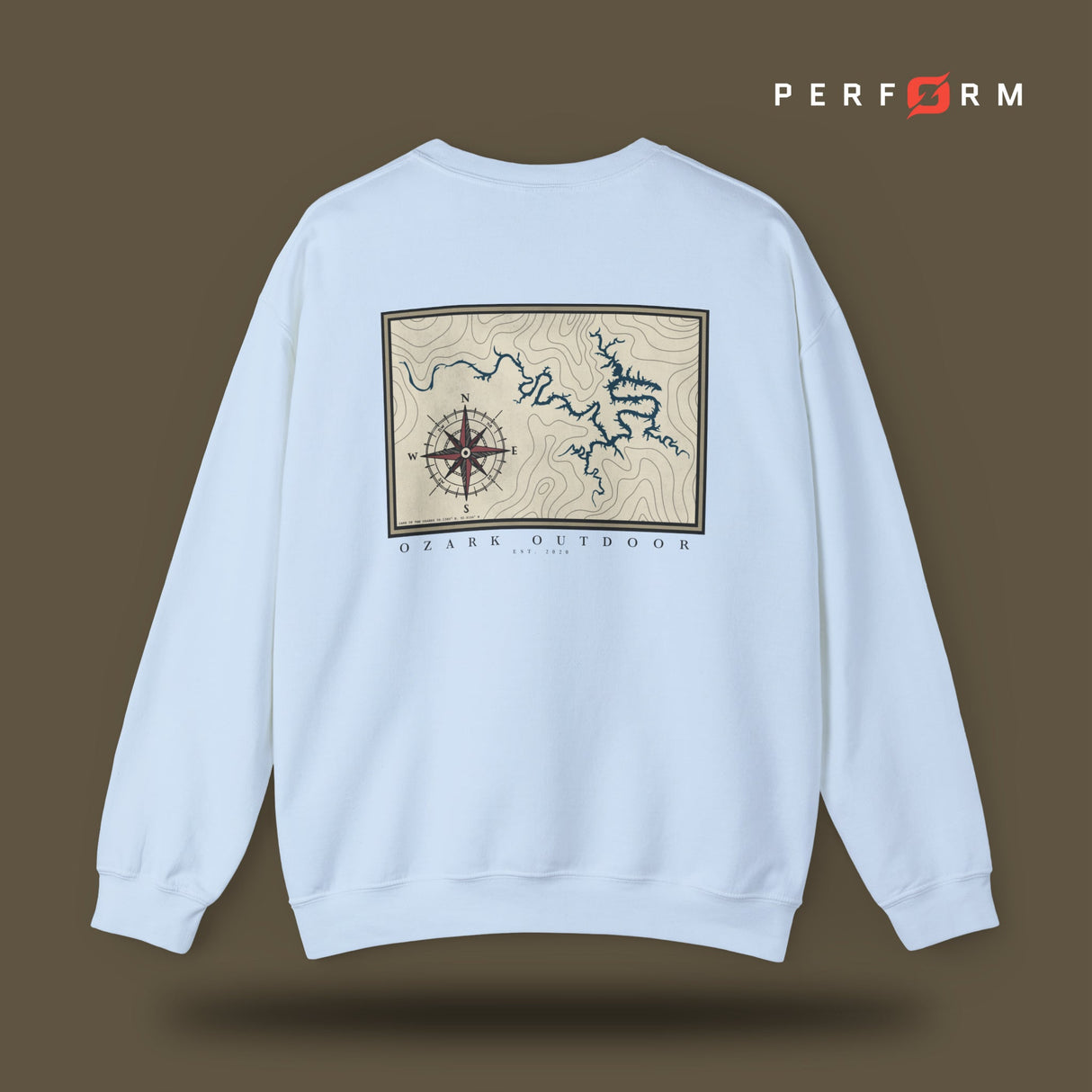Perform Sweatshirt (Map) - Origin Co.
