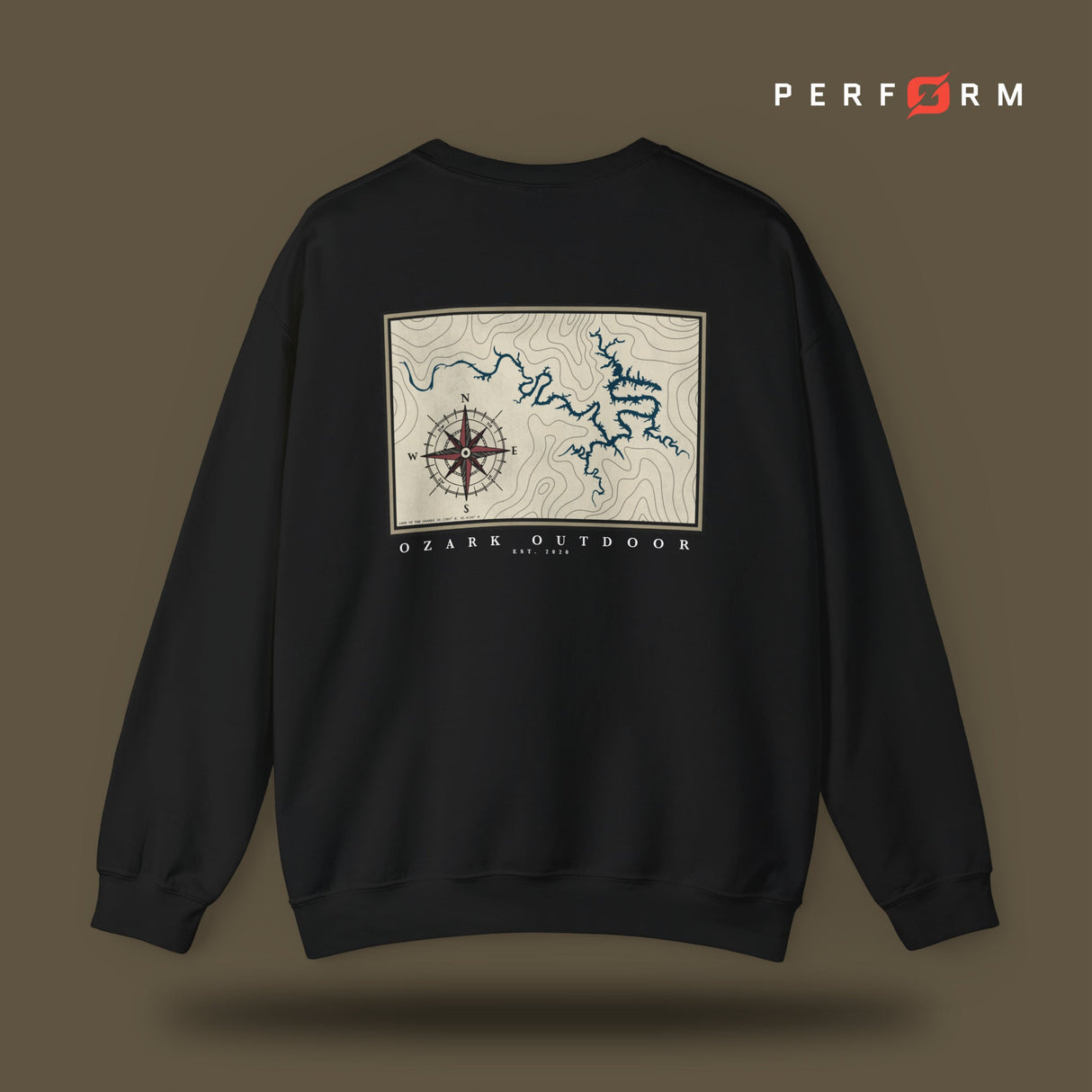 Perform Sweatshirt (Map) - Origin Co.