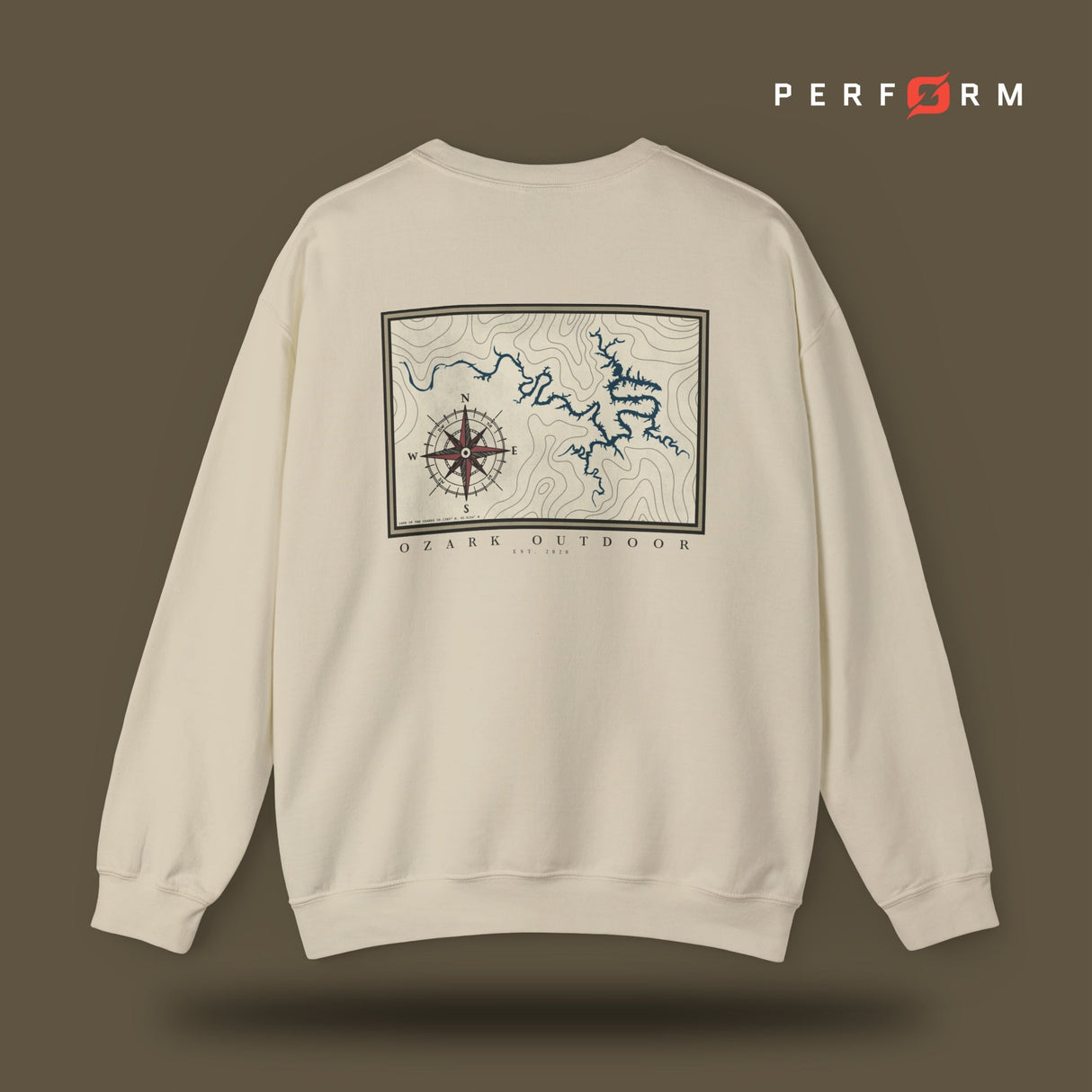 Perform Sweatshirt (Map) - Origin Co.