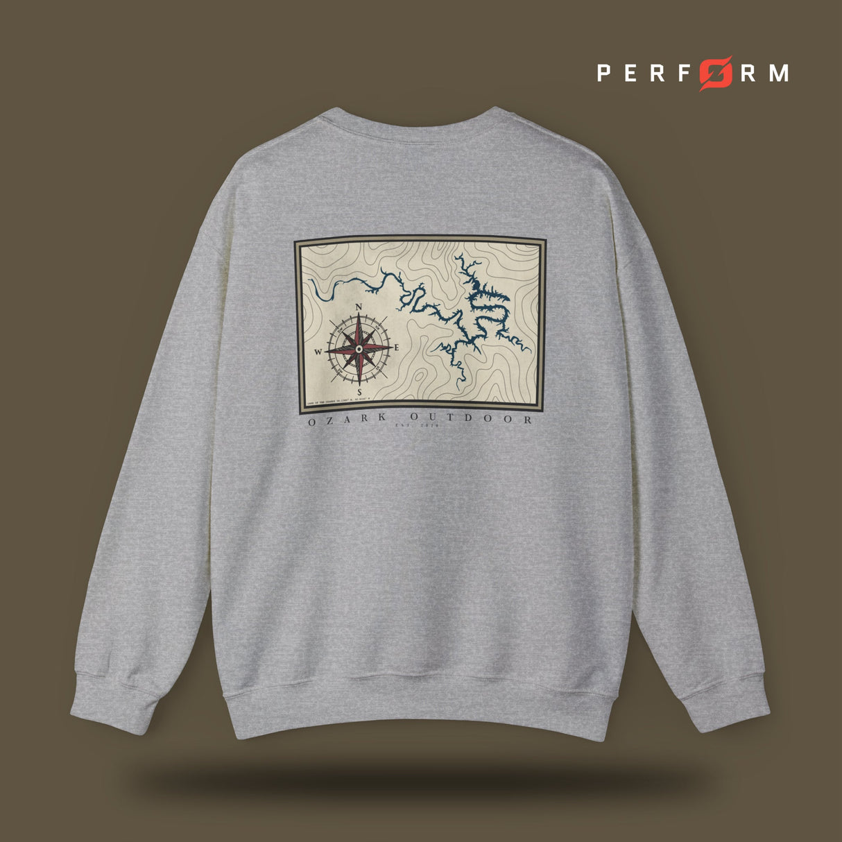 Perform Sweatshirt (Map) - Origin Co.