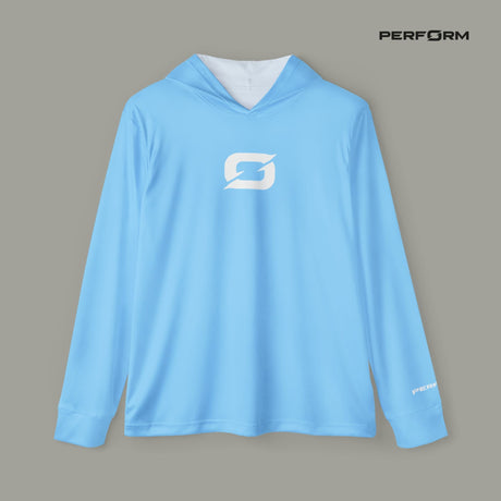 Perform+ Sun Hoodie — UPF 50+ | Sky - Origin Gear Co.