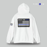 Perform Hooded Sweatshirt (Back the Blue) - Origin Co.
