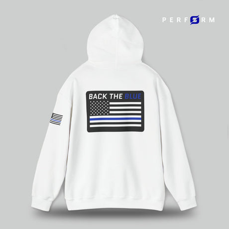 Perform Hooded Sweatshirt (Back the Blue) - Origin Co.