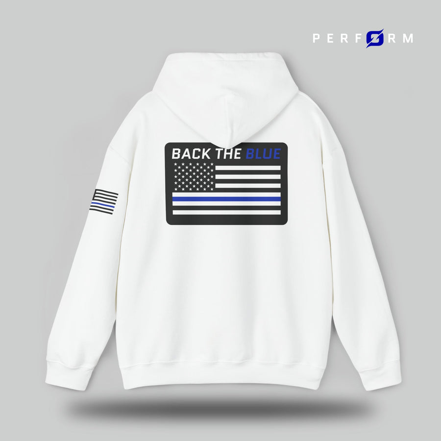 Perform Hooded Sweatshirt (Back the Blue) - Origin Co.
